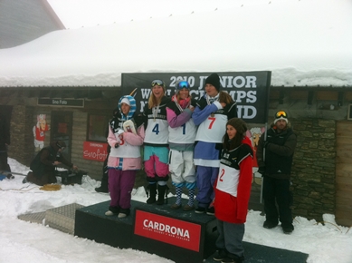 Jr. World Ski Halfpipe - Podium