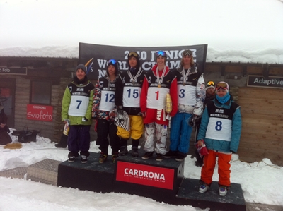 Jr Worlds - Ski HP - Men's Podium